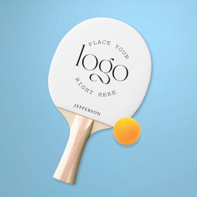 Add Your Logo and Name Personalised  Ping Pong Paddle (add your own custom business logo personalized table tennis paddle)