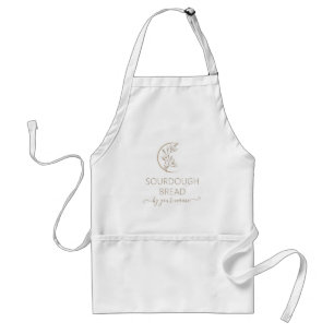 Add your logo Beige Custom Bakery Standard Apron
