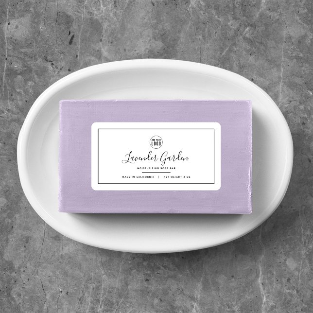 Add Your Logo Black Border Product Labels (Creator Uploaded)