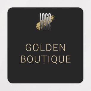 Add Your Logo Black Gold Business Name clothing