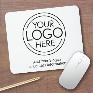 Add Your Logo Business Corporate Modern Minimalist Mouse Pad
