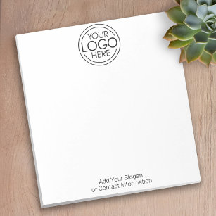 Add Your Logo Business Corporate Modern Minimalist Notepad