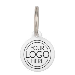 Add Your Logo Business Corporate Modern Minimalist Pet Tag