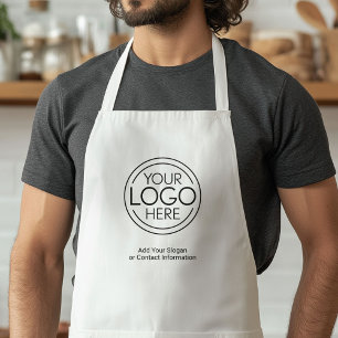 Add Your Logo Business Corporate Modern Minimalist Standard Apron