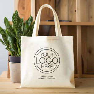 Add Your Logo Business Corporate Modern Minimalist Tote Bag