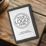 Add Your Logo Business Corporate Modern Minimalist Trifold Wallet<br><div class="desc">Perfect for an office party or presentation gift, these logo wallets are simple in design. You can change the background colour to match the colour that coordinates with your company logo. The extra lines of type can be used for company contact information or for a place to add a special...</div>