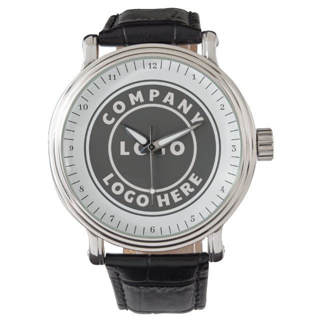 Add Your Logo Business Employee Swag Watch (Front)