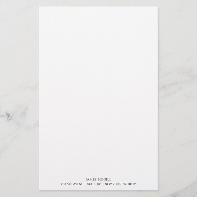 Add Your Logo Business Stationery (Front)