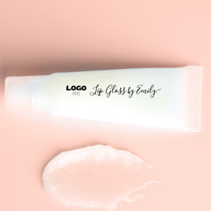 Add your logo Clear Lip Gloss Tube Label