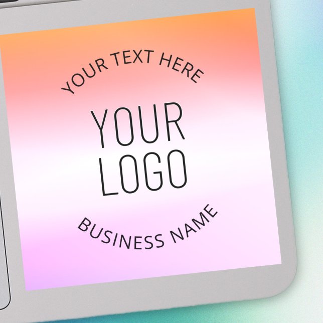Add Your Logo | Colourful Sunset Gradient Colours  (Creator Uploaded)