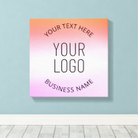 Add Your Logo | Colourful Sunset Gradient Colours 