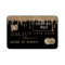 Add Your Logo Credit Card Styled Dripping Gold