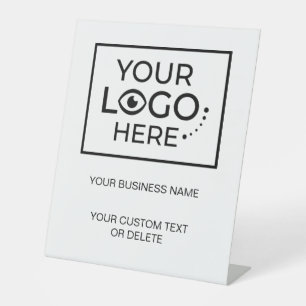 Add Your Logo Custom Business Promotional Pedestal Sign