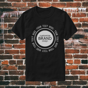 Add Your Logo Custom Company Brand Logo T-Shirt