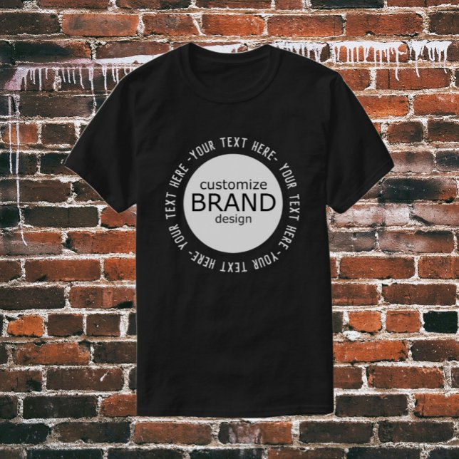 Add Your Logo Custom Company Brand T-Shirts (custom logo shirt)