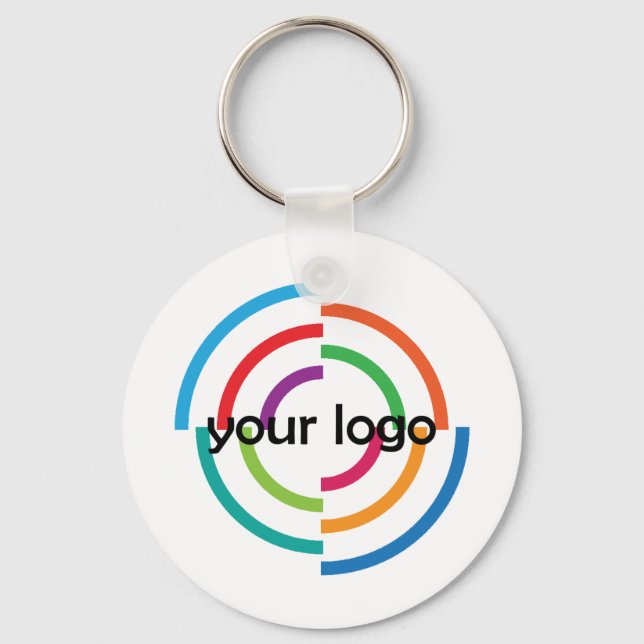 ADD Your LOGO CUSTOM company business CORPORATE Key Ring (Front)