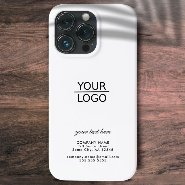 Add your Logo Custom Text Company  Case-Mate iPhone Case (Creator Uploaded)
