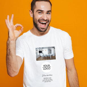 Add your Logo Custom Text Photo Promotion T-Shirt