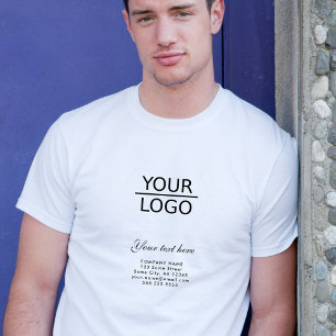 Add your Logo Custom Text Promotion T-Shirt