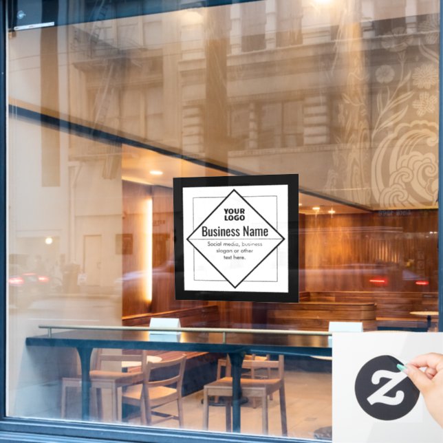 Add Your Logo Customisable Template (Cafe Window)