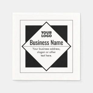 Add Your Logo Customisable Template Napkin
