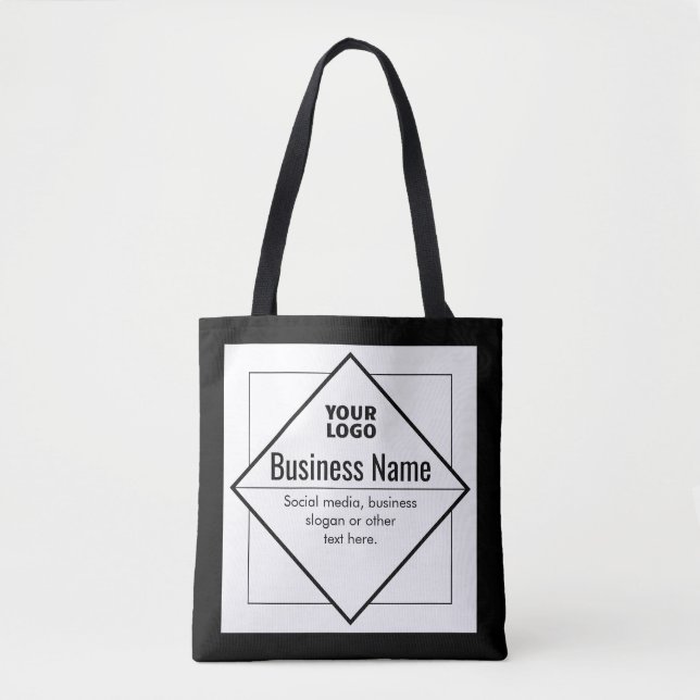 Add Your Logo Customisable Template Tote Bag (Front)