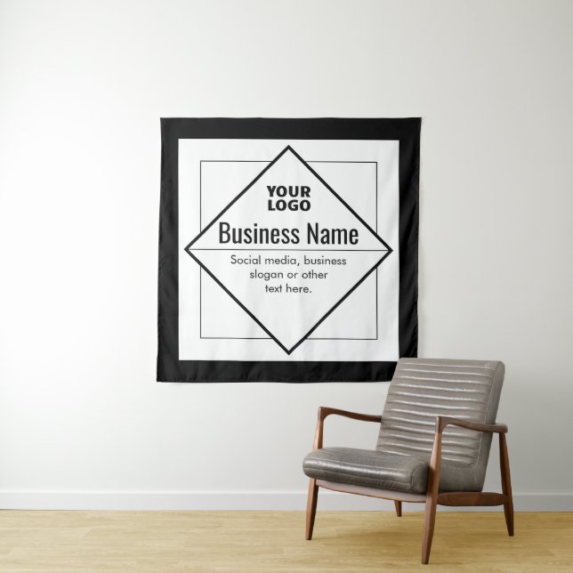 Add Your Logo Customizable Template Tapestry (In Situ)