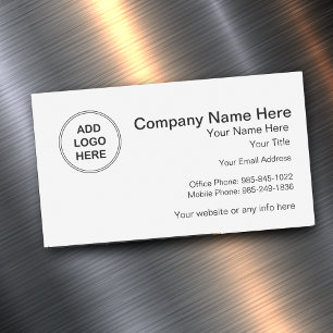 Add Your Logo Design Magnetic Business Card