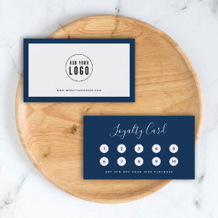 Add Your Logo Editable Border Color Loyalty Card