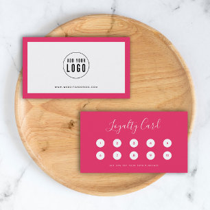 Add Your Logo Editable Border Colour Loyalty Card