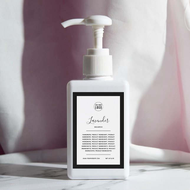 Add Your Logo Editable Border Colour Product Label (Creator Uploaded)