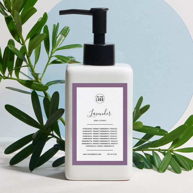 Add Your Logo Editable Border Colour Product Label (Creator Uploaded)