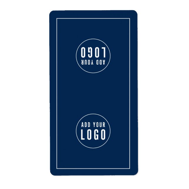 Add Your Logo Editable Colour Bag Packaging Sticke (Front)