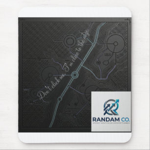Add Your Logo   Futuristic Neon Cyberpunk Hexagon  Mouse Pad