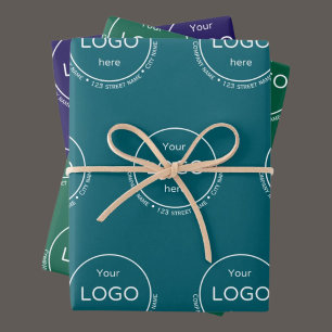 Add your logo gift Wrapping Paper Set of 3