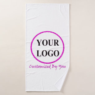 ADD YOUR LOGO HERE Bath Towe Towel