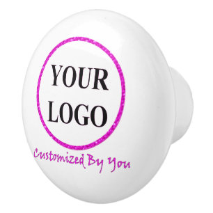 ADD YOUR LOGO HERE CERAMIC KNOB