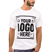 Add Your Logo Here Custom T-Shirt | Personalised L