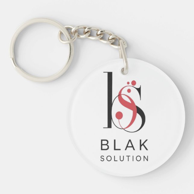 add your logo here key ring (Front)