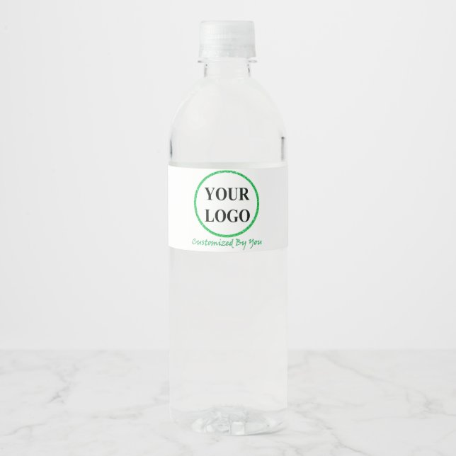 ADD YOUR LOGO HERE WATER BOTTLE LABEL (Front)
