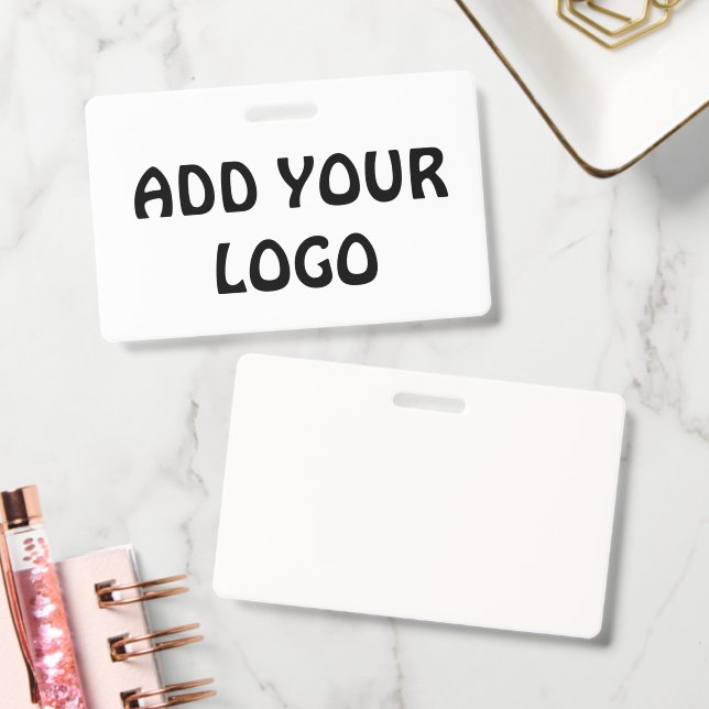 ADD YOUR LOGO ID BADGE (Office)