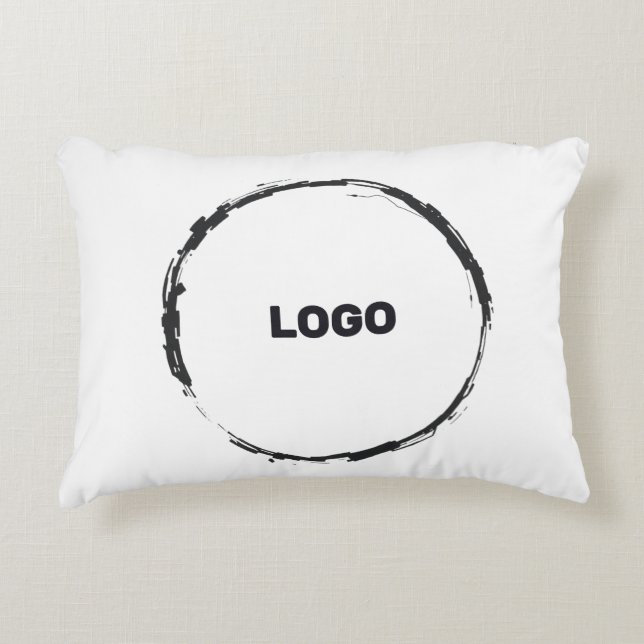 add your logo in a decorative cushion (Front)