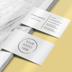 Add Your Logo Minimalist Elegant Simple Business Card