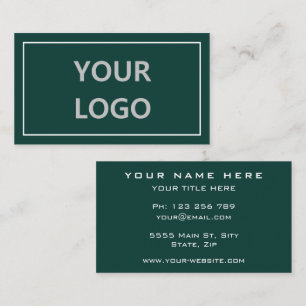 Add Your Logo - Modern Elegant Professional - Business Card