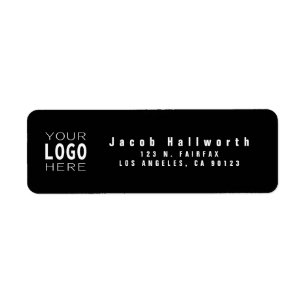 Add Your Logo   Modern Return Address