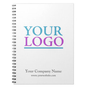 Add Your Logo, Name & Website Promotional Vs2 Notebook