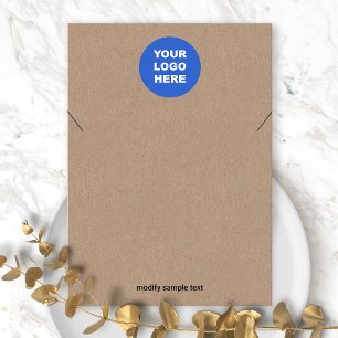 Add Your Logo Necklace Kraft Display Card