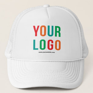 Add Your Logo, No Minimum Promotional Logo Trucker Hat
