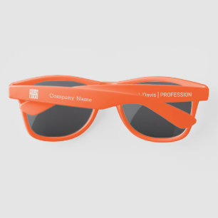 add your logo -orange sunglasses