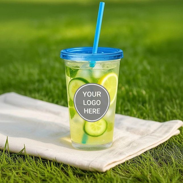 Add Your Logo | Promo Tumbler with Lid and Straw (Creator Uploaded)